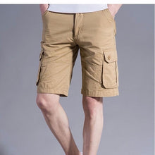 Load image into Gallery viewer, Romano nx 100% Cotton Cargo Shorts/Bermuda for Men with Multi-Pockets &amp; Side Zipper Pockets romanonx.com 
