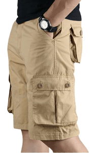 Romano nx 100% Cotton Cargo Shorts/Bermuda for Men with Multi-Pockets & Side Zipper Pockets romanonx.com 