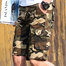 Load image into Gallery viewer, Romano nx Camouflage 100% Cotton Cargo Shorts / Bermuda for Men with Multi-Pockets &amp; Side Zipper Pockets romanonx.com 
