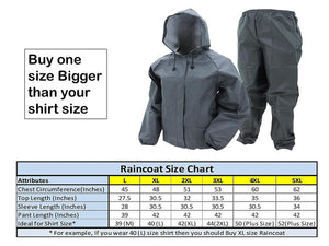 Zeel Water Fighter 100% Waterproof Double Layer Hooded Rain Coat Men with Jacket and Pant in a Storage Bag romanonx.com 