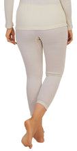 Load image into Gallery viewer, Monte Carlo Pure New Merino Wool Machine Washable Thermal Lower for Women Off White romanonx.com 

