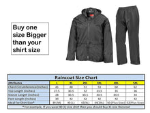 Load image into Gallery viewer, Romano 100% Waterproof Heavy Duty Rain Coat Men with Jacket and Pant romanonx.com 
