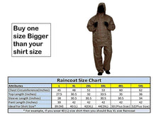 Load image into Gallery viewer, Romano nx 100% Water Resistant Very Heavy Rain Hooded Rain Cheater Suit Men in a Storage Bag romanonx.com 
