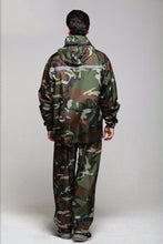 Load image into Gallery viewer, Romano nx 100% Waterproof Camouflage Raincoat Men Heavy Duty Double Layer Hooded with Jacket and Pant in a Storage Bag romanonx.com 
