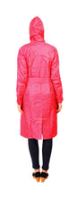Load image into Gallery viewer, Romano nx 100% Waterproof Heavy Duty Double Layer Hooded 3/4 Length Rain Overcoat Women in a Storage Bag romanonx.com 
