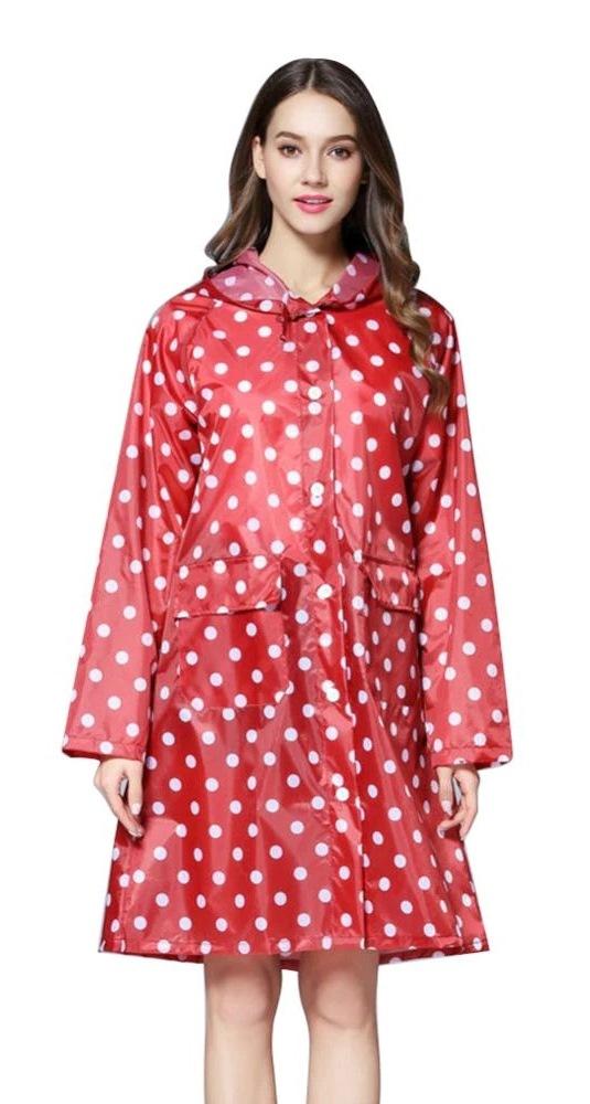 Romano nx 100% Waterproof Heavy Duty Double Layer Hooded Long Raincoat Women in a Storage Bag romanonx.com 