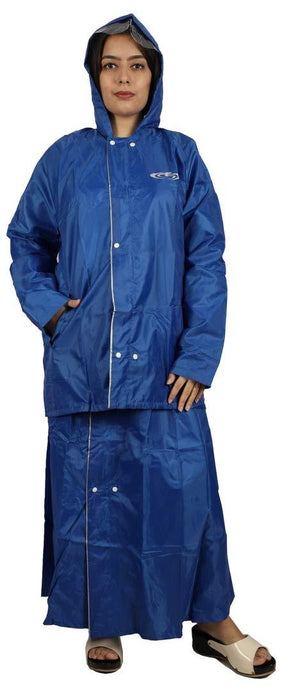 Romano nx 100% Waterproof Heavy Duty Double Layer Hooded Rain Skirt and Jacket for Women in a Storage Bag romanonx.com 