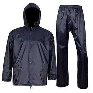 Romano nx 100% Waterproof Heavy Duty Double Layer Hooded Rain Suit Men in a Storage Bag romanonx.com 