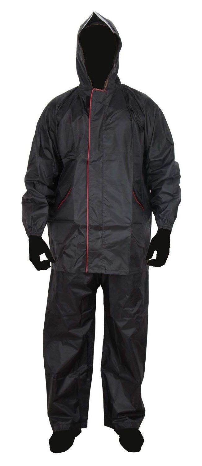 Romano nx 100% Waterproof Premium Quality Double Layer Hooded Rain Cheater  Suit Men in a Storage Bag