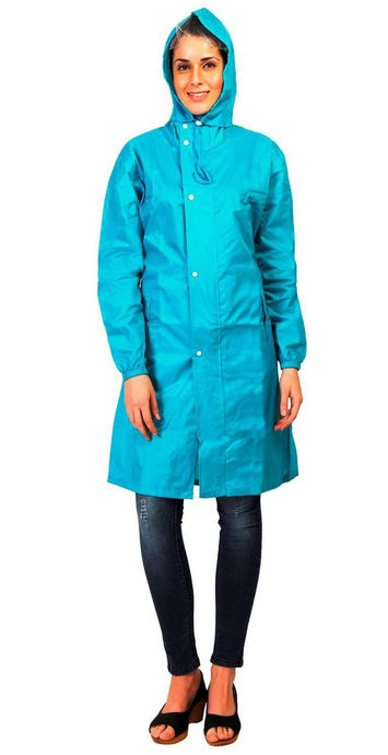 Romano nx 100% Waterproof Premium Quality Heavy Duty Double Layer Hooded Long Raincoat Women in a Storage Bag romanonx.com 