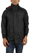 Load image into Gallery viewer, Romano nx 100% Waterproof Rain Jacket for Men Black Color romanonx.com 
