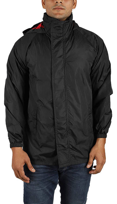 Romano nx 100% Waterproof Rain Jacket for Men Black Color romanonx.com 