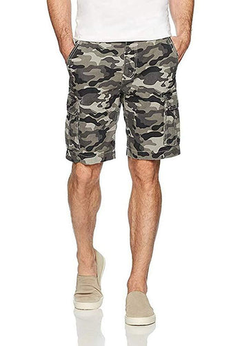 Romano nx Camouflage Cotton Cargo Shorts for Men- Bermuda with Multi-Pockets & Side Zipper Pockets romanonx.com 