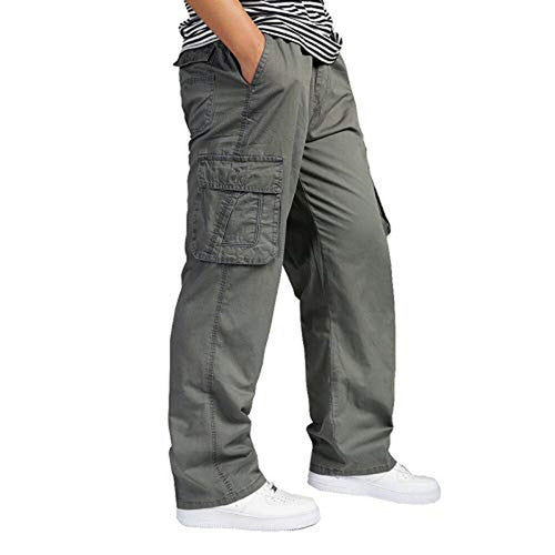 Romano nx Cotton Cargo Track Pant for Men- Lower with Multi-Pockets & Side Zipper Pockets romanonx.com 