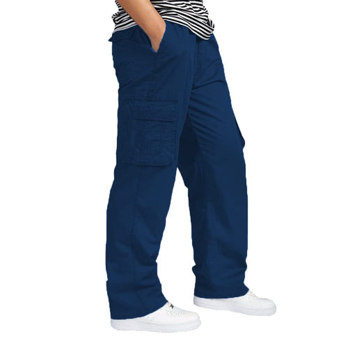 Romano nx Cotton Cargo Track Pant for Men- Lower with Multi-Pockets & Side Zipper Pockets romanonx.com 