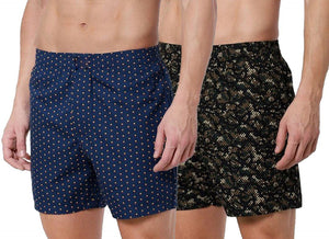 Romano nx Men's 100% Cotton Boxers/Shorts - Combo (Pack of 2) romanonx.com 