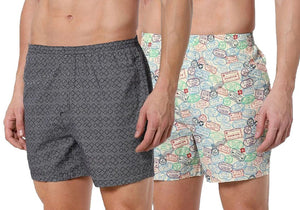 Romano nx Men's 100% Cotton Boxers/Shorts - Combo (Pack of 2) romanonx.com 