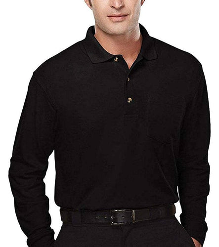 Romano nx Men's 100% Cotton Long Sleeve Regular Fit Polo T-Shirt romanonx.com 