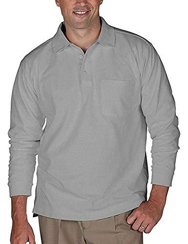 Romano nx Men's 100% Cotton Long Sleeve Regular Fit Polo T-Shirt romanonx.com 