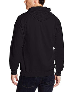 Romano nx Men's Solid Black Cotton Hooded Sweatshirt romanonx.com 
