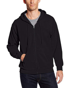 Romano nx Men's Solid Black Cotton Hooded Sweatshirt romanonx.com Black 3XL 