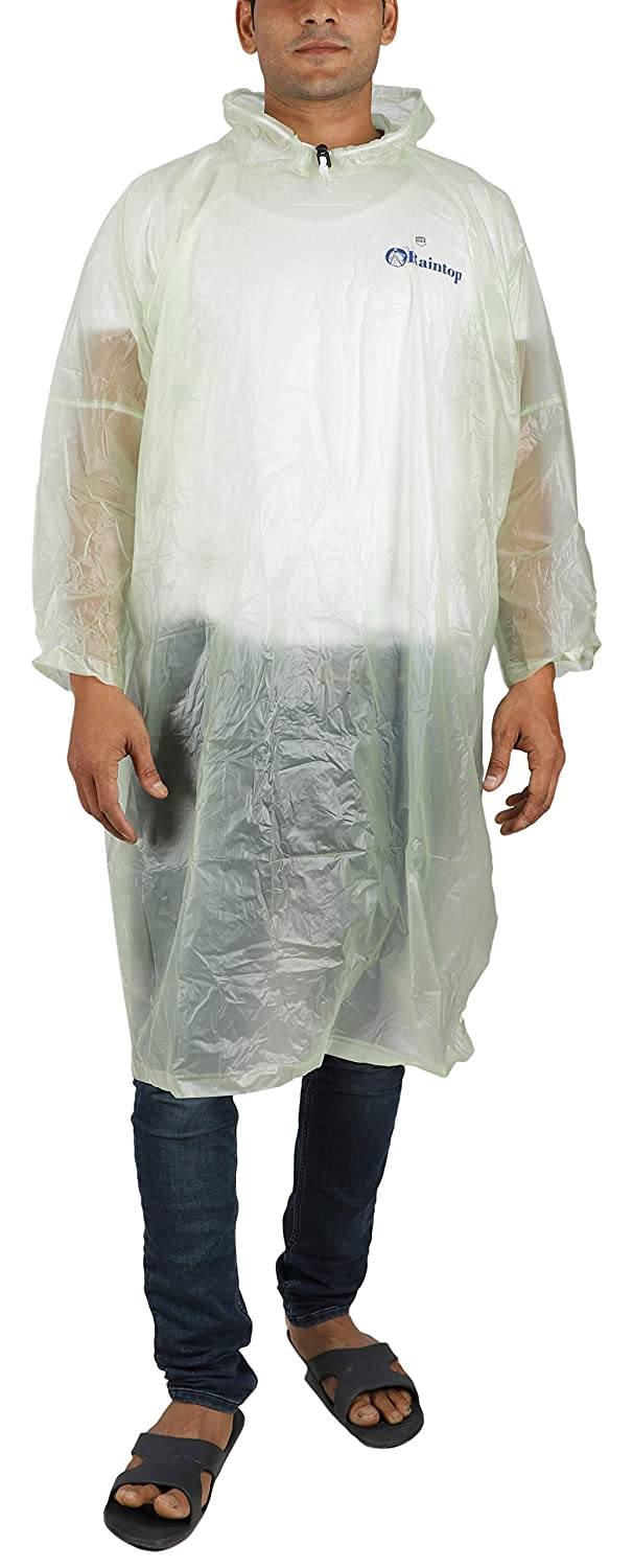 Romano nx PVC Waterproof Reusable Rain Ponchos Raincoat Rainwear