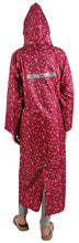 Load image into Gallery viewer, Romano nx Waterproof Beautiful Print Rain Overcoat for Women romanonx.com 
