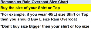 Romano nx Waterproof Rain Overcoat for Women romanonx.com 