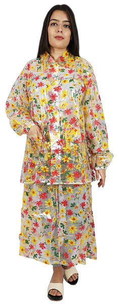Buy Goodluck Transparent Raincoat For Women's With Skirt (Size:XXL) Online  at Low Prices in India - Paytmmall.com