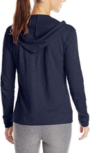 Load image into Gallery viewer, Romano nx Women&#39;s Navy Blue Cotton Hooded Sweatshirt romanonx.com 
