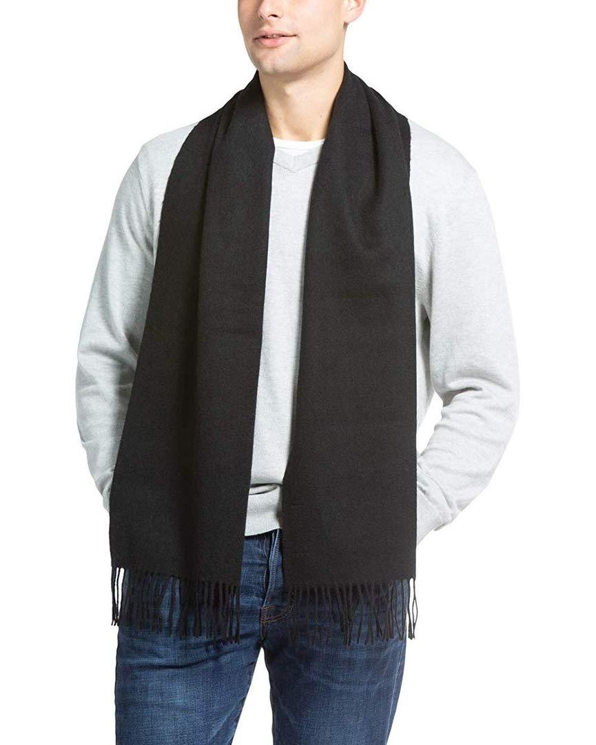 Romano nx Woolen Winter Muffler for Men in 8 Colors Apparel Romano Black 