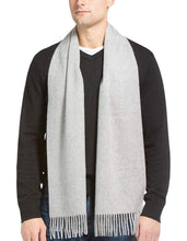 Load image into Gallery viewer, Romano nx Woolen Winter Muffler for Men in 8 Colors Apparel Romano Light Grey 
