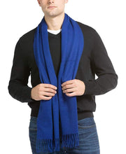 Load image into Gallery viewer, Romano nx Woolen Winter Muffler for Men in 8 Colors Apparel Romano Royal Blue 
