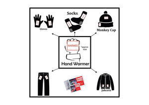 Warmee Hand Warmers Heat Pouch (Pack of 6 Pairs) romanonx.com 