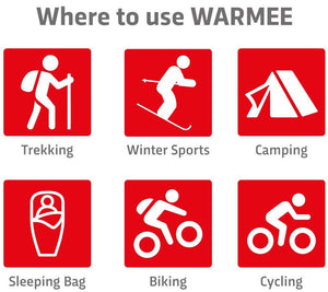 Warmee Self Heating Safe and Natural Air Activated Body Warmers - Heat Pouch (Pack of 5) romanonx.com 